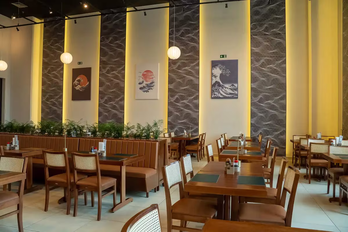 Espaço Acolhedor — Kayō Oriental Cuisine